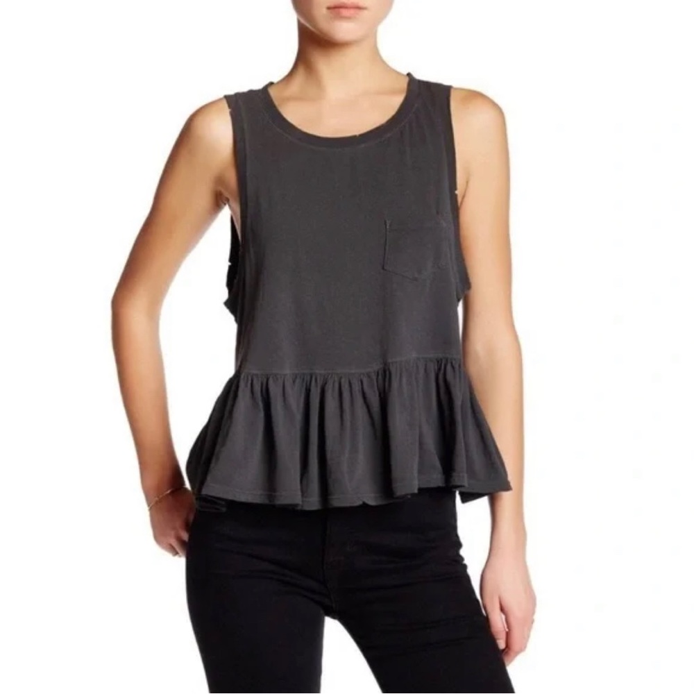 Free People Continental Peplum Tank - Size M